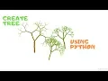 DDSRY - Animated Tree Using Python Graphic By DDSRY Python Graphic Project Tutorial by DDSRY py