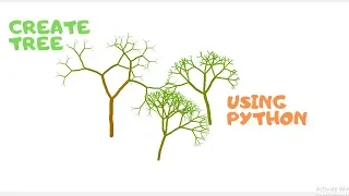 DDSRY - Animated Tree Using Python Graphic By DDSRY Python Graphic Project Tutorial by DDSRY py