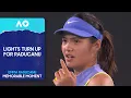 Floodlight DRAMA for Emma Raducanu Australian Open 2026 First Round