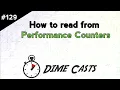 How to read from Performance Counters