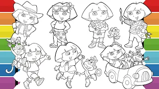 Dora The Explorer Boots Coloring Pages