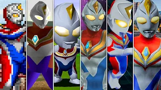 Download Evolution of Ultraman Dyna in Ultraman Games (1998 - 2022) MP3