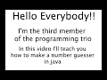 Number guessing game in Java New Year Special