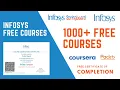 Infosys Launched 1000 Free Certification Courses Python Java DS ML Students Jobseekers