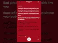 Download Lagu Bad Girls Like You Sped Up • Tobii