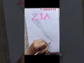 Download Lagu How to draw 3D | How to  make  Illusion of  ZIA  #shorts #viral #trending #holidaywithshorts MP3