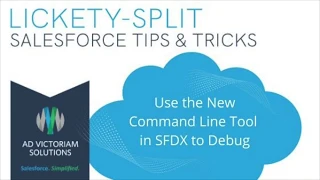 Use the New Command Line Tool in SFDX to Debug