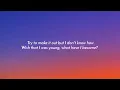 Anson Seabra - Peter Pan Was Right (Lyrics)