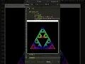 Sierpinski Triangle - Python Turtle Graphics Drawing