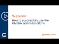 Successful Use of GMetrix Admin Features