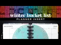 Let s Make A Winter Bucket List Happy Planner Insert FREE PRINTABLE