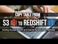 Load Data from S3 to Redshift in AWS Cloud