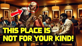 White Millionaire Insults Black Family At Luxury Restaurant, Waiter's Actions Shocking!