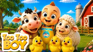 TooToo Boy Helping The Farm Song | Happy Farm Time | Nursery Rhymes & Learning Songs