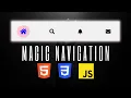 Creating a Magical Navigation Menu indicator HTML CSS JavaScript Tutorial