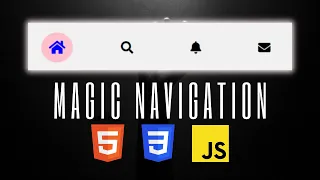 Creating a Magical Navigation Menu indicator HTML CSS JavaScript Tutorial