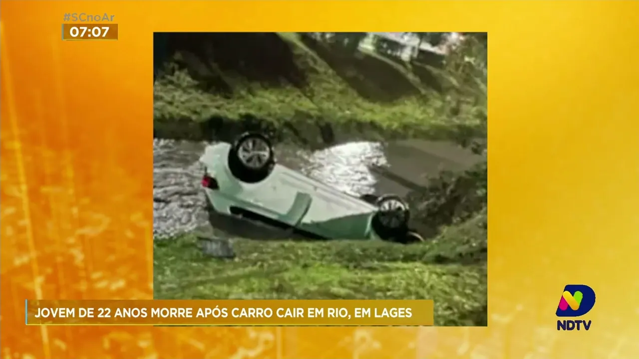 Jovem de 22 anos morre em acidente de carro em Lages