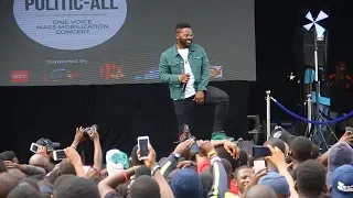 falz performs banned this is nigeria to fans