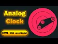 ASMR Programming - Triangulate Analog Clock Using HTML CSS JavaScript