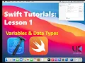 Variable in Swift Swift Programming Language Swift Tutorial - 1 Console Variables