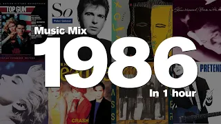 1986 Megamix. 1 Hour of Top Hits: Berlin, Peter Gabriel, Steve Winwood, Madonna, and many more!