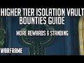 Isolation Vault Bounties Guide - MORE Rewards Standing Warframe
