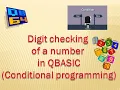 Digit checking of a number in QBASIC Conditional programming