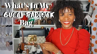 What s In My Bag Gucci Padlock Review 2020 Vida Fashionista