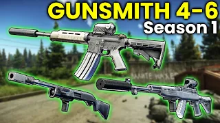 Gunsmith 4-6 - TARKOV SEASON 1 Guide M870 OP-SKS M4A1