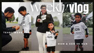 WEEKLY VLOG ★ THOUGHT MY CHILD WAS KIDNAPPED + OUR FIRST 5K RACE + I'M A PROUD MOM | Chandler Alexis