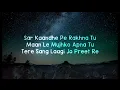 Preet Re - (Lyrics) Darshan Raval, Jonita Gandhi & Rochak Kohli | Dhadak 2