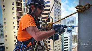 TRABALHO NOVO ! “RAPEL INDUSTRIAL" IRATA /MEIO DIA COMIGO/ rope access / AUSTRÁLIA