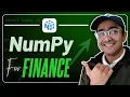 Numpy ARRAY Python for Finance