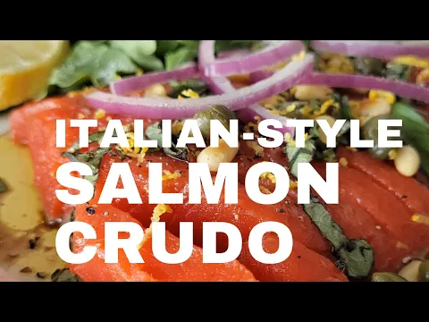 Watch Italian-style salmon crudo video