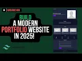 Build a Professional Portfolio Website Step-by-Step Tutorial HTML TailwindCSS JavaScript