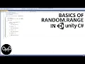 Basics of Random Range in Unity C
