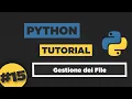 Python Tutorial ITA Gestione dei File