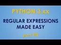 Python Regular Expressions Tutorial - part