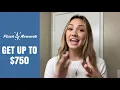 Get up to 750 in Cash