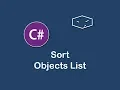 sort objects list in c