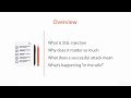 Why SQL Injection Matters Introduction Part 1