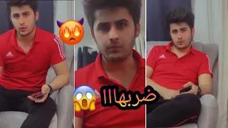 جنيد يضرب عنوز ويعصب عليها بسبب الغيره عليها 