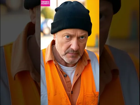 kindness worker 😊 helps hungry cleaner CEO social experiment #kindness #fastfood #shorts