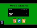How to make a Music Website with HTML CSS JS 2022 JavaScript Tutorial