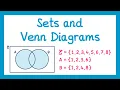 Sets and Venn Diagrams Edexcel - GCSE Maths