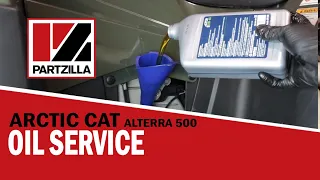 Arctic Cat Alterra Oil Change Arctic Cat 500 Oil Change Arctic Cat ATV Oil Change Partzilla