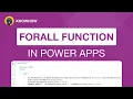 How to Save Multiple Records in Power Apps ForAll Explained Real Business Scenario