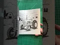 Happy tractor coloring pages book flick thru