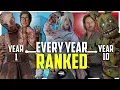 All 10 YEARS of Dead by Daylight RANKED