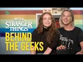 Behind The Geeks Stranger Things 5 Vol 1 SPOILER Interview - Sadie Sink Jamie Campbell Bower